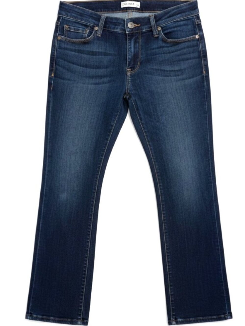 Pistola Straight Leg Jeans Womens 27 Blue Stretch Mid Rise Denim